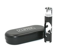 Briquet Clipper métal Unicorn Silver présenté dans un étui