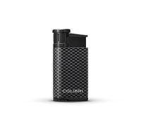 Briquet Colibri Evo Jet Flame - Aspect Fibre de Carbone - Allume-Cigare et Cigarettes - Résistant au Vent - Fonctionne avec du Butane (Non Inclus) - Coffret Cadeau élégant - Garantie de Deux Ans