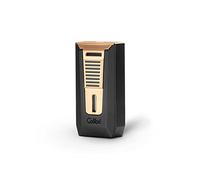 Briquet Colibri Slide Double Jet Flame | Allume-Cigare et Cigarettes | Coupe-poinçon intégré | Résistant au Vent | Fonctionne avec Butane (Non Inclus) | Coffret Cadeau élégant | Garantie de Deux Ans