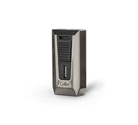 Briquet Colibri Slide Double Jet Flame | Allume-Cigare et Cigarettes | Coupe-poinçon intégré | Résistant au Vent | Fonctionne avec Butane (Non Inclus) | Coffret Cadeau élégant | Garantie de Deux Ans