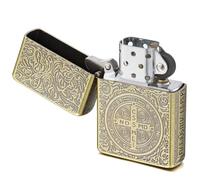 Briquet Constantine VVAY à essence en laiton - Livré sans essence