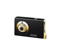 Briquet Coupe-Vent, Briquet Gonflable en métal de Style Appareil Photo, Briquet à Flamme Rouge, Briquet au Butane Rechargeable, Briquet Portable avec lumière LED, Cadeau for Homme(EE)