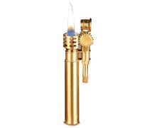Briquet coupe-vent réutilisable, briquet à kérosène rétro Antique 2024, bougie, Camping (sans carburant)(Gold)
