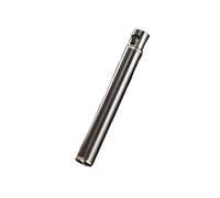 Briquet cylindrique en forme de cigarette à flamme réglable, briquet rétro à flamme nue, briquet torche au butane, briquet à gaz rechargeable, mini briquet portable for bougies, barbecue, camping, cad