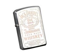 Briquet de style chinois, remplaçable pour Zippo (étui uniquement), taille de l'insert compatible : 3,6 cm x 1,2 cm x 5 cm, boîtier allume-cigare (blanc)