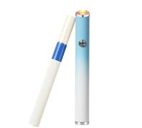 Briquet électrique Mini Rechargeable USB, Coupe-Vent, Portable, sans Flamme, se Range dans Un étui à Cigarettes.(A)