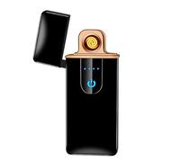 Briquet Électrique USB,TECH DISCOUNT Briquet Induction Rechargeable Cigarette Inépuisable pour Fumeur Écologique Écran Tactile Sans Flamme Induct