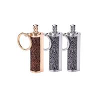 Briquet en forme de bouteille plus légère avec porte-clés -style A -2 Argent + 1 Or