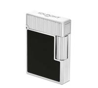 briquet luxe s.t dupont ligne 1 noir/chrome
