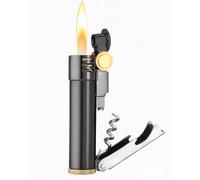 Briquet Multifonction rétro Coupe-Vent, Briquet à Bougie en métal réutilisable, Briquet à kérosène à roulettes, Briquet Multifonction, Cadeau de Vacances, Cadeau d'affaires (Hors kérosène) (Color : C