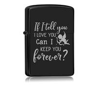 Briquet noir - If I Tell You I Love You