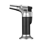 Briquet Portable Rechargeable Au Butane, Coupe-Vent, Jet Turbo, Pour Barbecue, Camping, Cuisine, Soudage