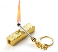 Briquet Porte-clés Allumette éternelle, Allume-feu en métal, allumeur atomisant étanche, Briquet rétro Cadeau for Homme, Briquet à Carburant avec boîte-Cadeau