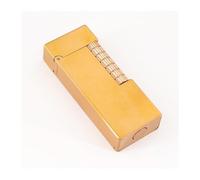 Briquet rabattable en métal à meule rétro à l'ancienne 2024, briquet à meule coulissante au kérosène en métal brossé, conception portable, bonne performance coupe-vent, adapté à toute scène telle que