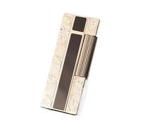 Briquet Rabattable en métal à meule rétro à l'ancienne 2024, Briquet à meule coulissante au kérosène en métal brossé, Conception Portable, Bonne Performance Coupe-Vent, adapté à Toute scène telle Que