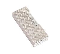 Briquet Rabattable en métal à meule rétro à l'ancienne 2024, Briquet à meule coulissante au kérosène en métal brossé, Conception Portable, Bonne Performance Coupe-Vent, adapté à Toute scène telle Que