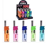 Lot de 5 Briquets (ou Allume gaz) avec embout métal rechargeable hyper pratique : cuisinière, barbecue, bougies,...