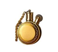 Briquet rétro au kérosène, Briquet à Flamme Douce, Briquet Antique Coupe-Vent, adapté for l'extérieur, Les Voyages, Les Cadeaux aux Parents et Amis (Hors kérosène)(Gold)