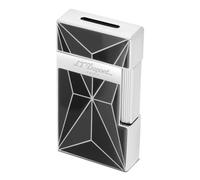 briquet s.t. dupont noir et chrome fire x biggy