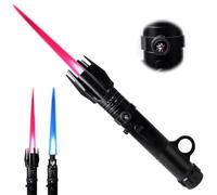 Briquet Tempête, Briquet À Gaz Butane Rechargeable, De Cuisine, Un À Flamme Jet Réutilisable pour Bougies, Feux d'artifice, Camping, Barbecue, Cheminée (Vendu sans Gaz, Noir)