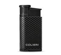 briquet tempête carbone colibri evo, noir élégant