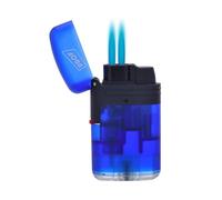 Briquet tempête - En plastique - Double flamme - Jet