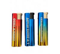 Briquet tempête Jet Personnalisable avec texte au choix | Gravure laser | Idée cadeau | Briquet Jet Flamme | Paire de cadeaux avec boîte cadeau