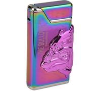 BRIQUET TEMPETE THE BULLDOG AMSTERDAM RAINBOW ARC EN CIEL électronique GAZ RECHARGEABLE