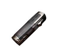 Briquet Torche, Allume-Cigare, Briquet Butane Triple Flamme 3 Jets, Briquet Portable réglable Coupe-Vent, adapté for la Collection, Le Camping, l'extérieur, Les Cadeaux for Hommes (Color : C)