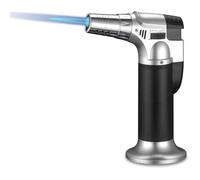 Briquet Torche Chalumeau De Cuisine Jet Flamme Rechargeable - Multicolore