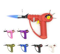 Briquet torche Raygun avec flamme réglable et verrou de sécurité (rouge)