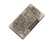 Briquet vintage, flamme réglable, design classique, cadeau pour homme (vendu sans gaz)