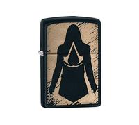 Briquet Zippo Assassin's Creed - Noir - 5.7 x 3.7 x 1.2 cm - Garantie à vie