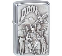 Briquet - ZIPPO - Viking Odin - 3-D Emblème - Chromé