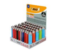 Briquets Bic Classic Maxi J26. Présentoir De 50 Pièces Couleurs Assorties
