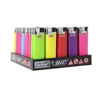 briquets bic maxi électroniques couleurs x 50