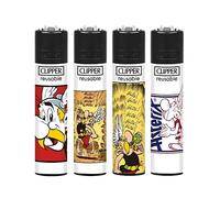 Briquets Clipper Lot de 4 Briquet - Astérix et Obélix - collection Astérix