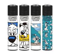 Briquets Clipper - Lot de 4 briquets Astérix et Obélix - collection Idéfix