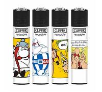Briquets Clipper - Lot de 4 briquets Astérix et Obélix - collection Obélix