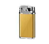 Briquets en métal, briquets de lampe de poche au butane, briquets à flamme coupe-vent, briquets à allumage à bascule, adaptés aux anniversaires, festivals, cadeaux for hommes (sans butane) ( Color : G