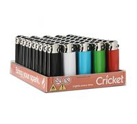 briquets mini colorés cricket par 50