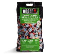 Briquette de charbon WEBER de briquettes 8kg de noix de coco