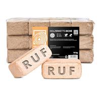 Briquettes de bois RUF Chêne, 40 kg, bois de chauffage, cheminée, four, briquets, charbon de bois