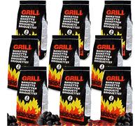 Briquettes de Charbon de Bois 27kg 9x3kg Charbon de Bois briquette Bois pour Barbecue BBQ braises Durable Grill briquets brikets