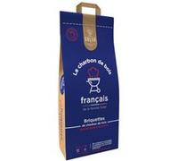 Soler | BRIQUETTES DE Charbon DE Bois FRANÇAIS pour LA Cuisine AU Barbecue 7,5 KG | DUREE DE Braise EXCEPTIONNELLE 3425340000751, Charcoal, Unique