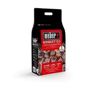 Briquettes Weber Charbon de Bois 4 kg, Noir, 40,5 x 35,2 x 17,2 cm, 17667
