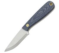 Brisa Brisa Necker 70 - Micarta Bluejeans 12C27 Scandi Étui Necker 70 Cuir BR-011-66436-1549