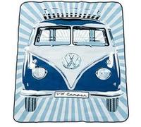 Brisa bupb02 couverture de pique-nique vw combi samba stripes, bleu Bleu G
