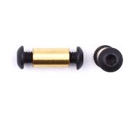 Brisa Pivot Black Button 3/16
