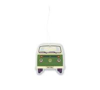 BRISA VW Collection - Arbre diffuseur de Parfum rafraîchissant Volkswagen pour Voiture T2 Combi, Vendu à l'unité (Avant du Combi/Thé Vert/Vert)